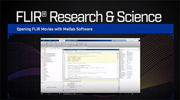 Opening FLIR Movies with Matlab Software